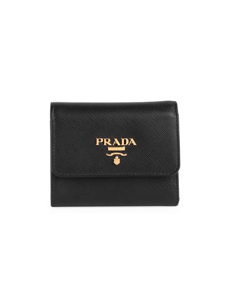 prada leather womens wallet|buy prada wallet online.